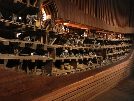 depiction of decks of ship